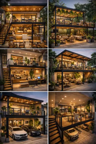 Mezannine Cafe Modern di Gambir